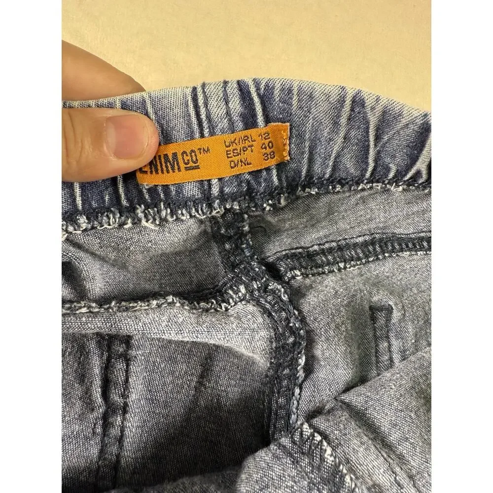 Jegging Jeans Womens Size 13 Reg Blue Skinny Stretch Denim Side Jewels